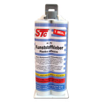 2K PUR Kunststoffkleber 1 Min. Doppelkartusche 50 g