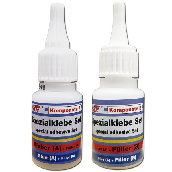 Spezialklebe Set ( Kleber A + Füller B )