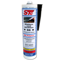 Kleben und Dichten 66 MS-Polymer schwarz 290 ml