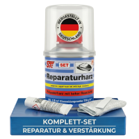 Reparaturharz SET 250 g inkl. Zubehör (styrolreduziert)