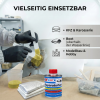 Reparaturharz SET 250 g inkl. Zubehör (styrolreduziert)