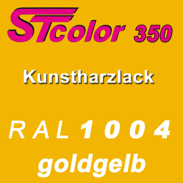 STcolor 350 1K Kunstharzlack RAL 1004 goldgelb