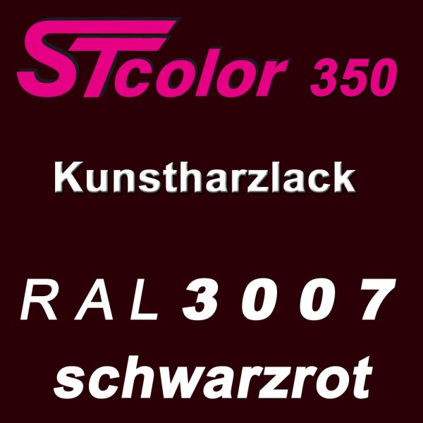 STcolor 350 1K Kunstharzlack RAL 3007 schwarzrot