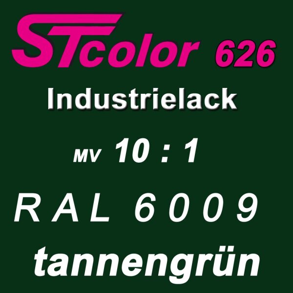 STcolor 626 2K PU Einschichtlack GMV 10:1 RAL 6009 tannengrün