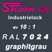 STcolor 626 2K PU Einschichtlack GMV 10:1 RAL 7024...